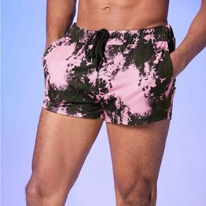 Stretchy Tie Dye Short Shorts - NEW